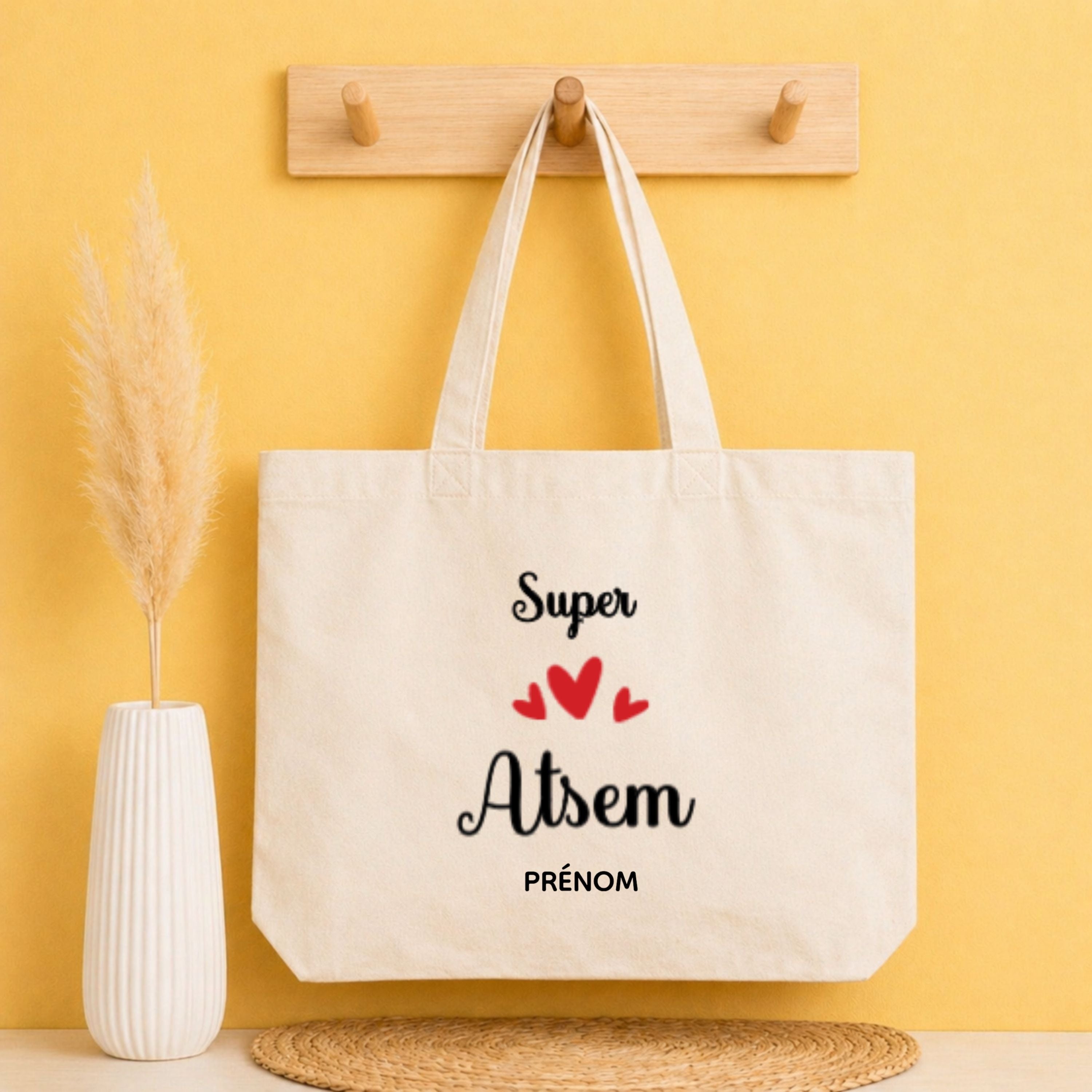 Tote bag ATSEM personnalisé – cadeau fin d’année