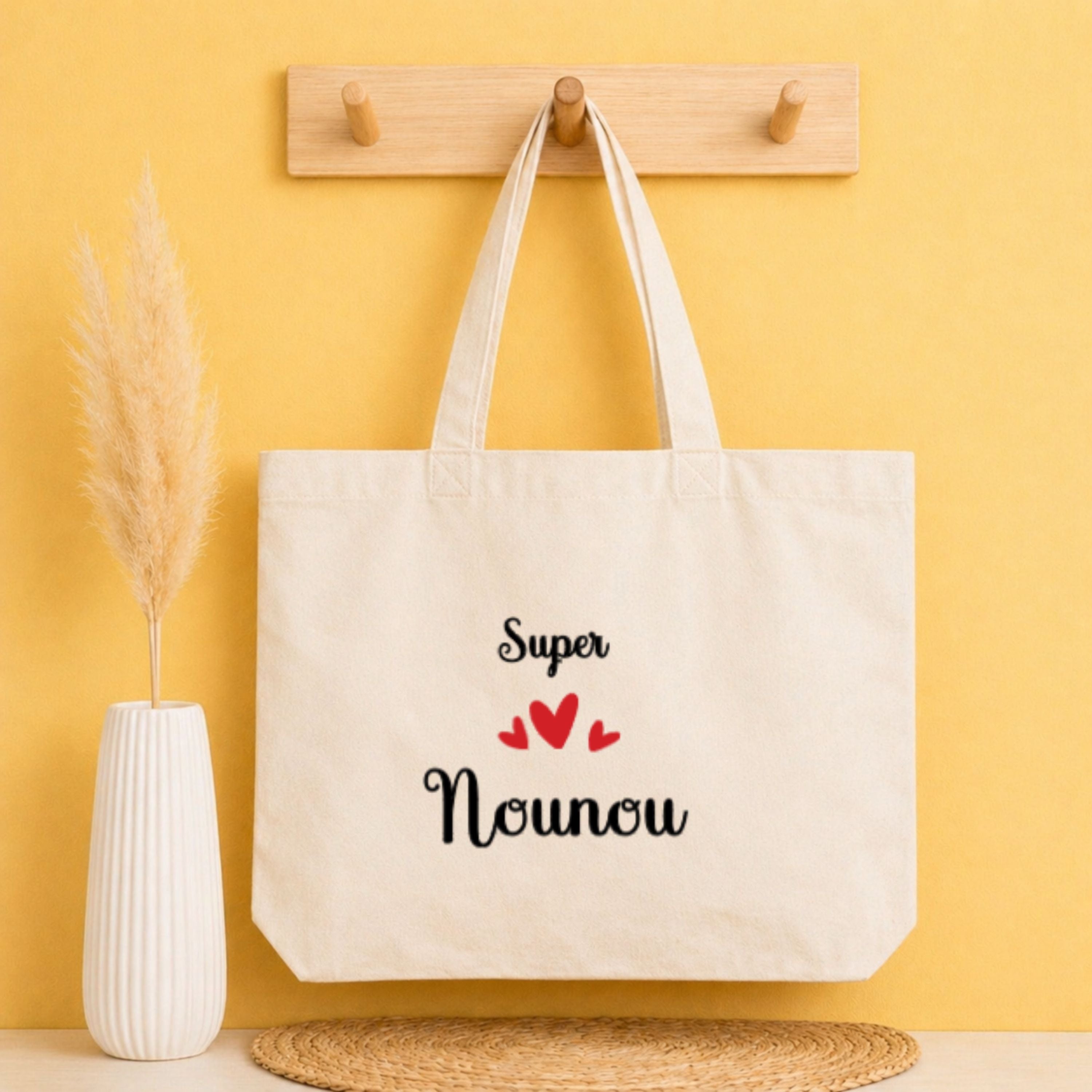 Tote bag Nounou personnalisé