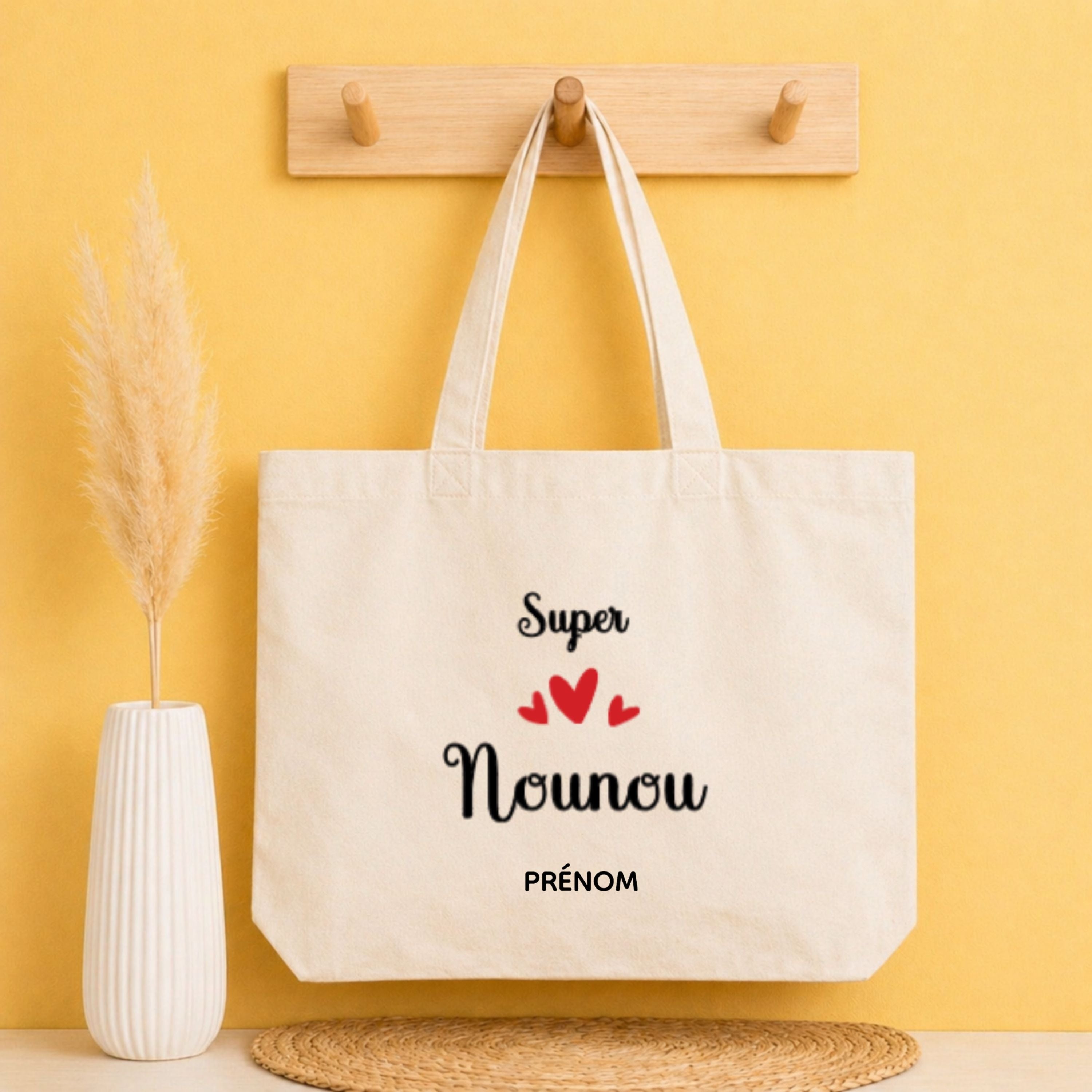 Tote bag Nounou personnalisé