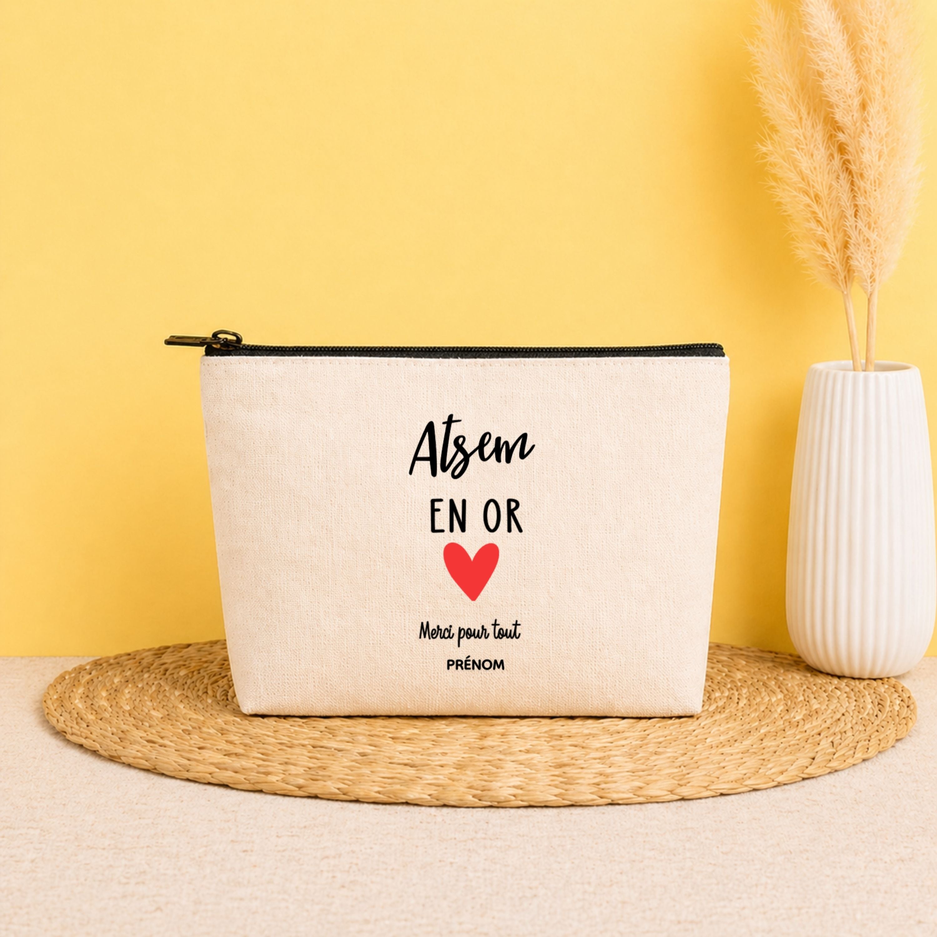 Pochette personnalisée ATSEM avec prénom