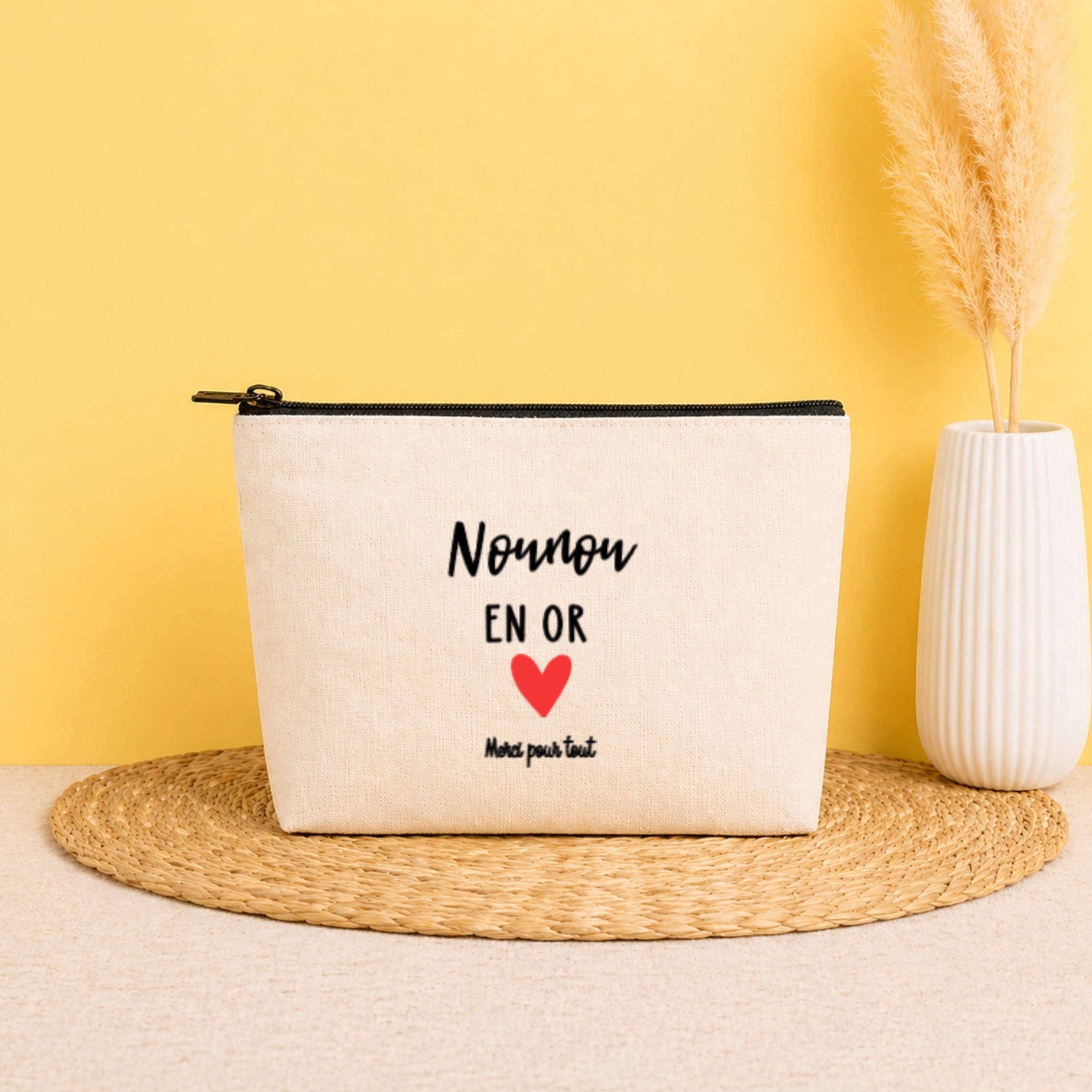 Pochette personnalisée Nounou avec prénom