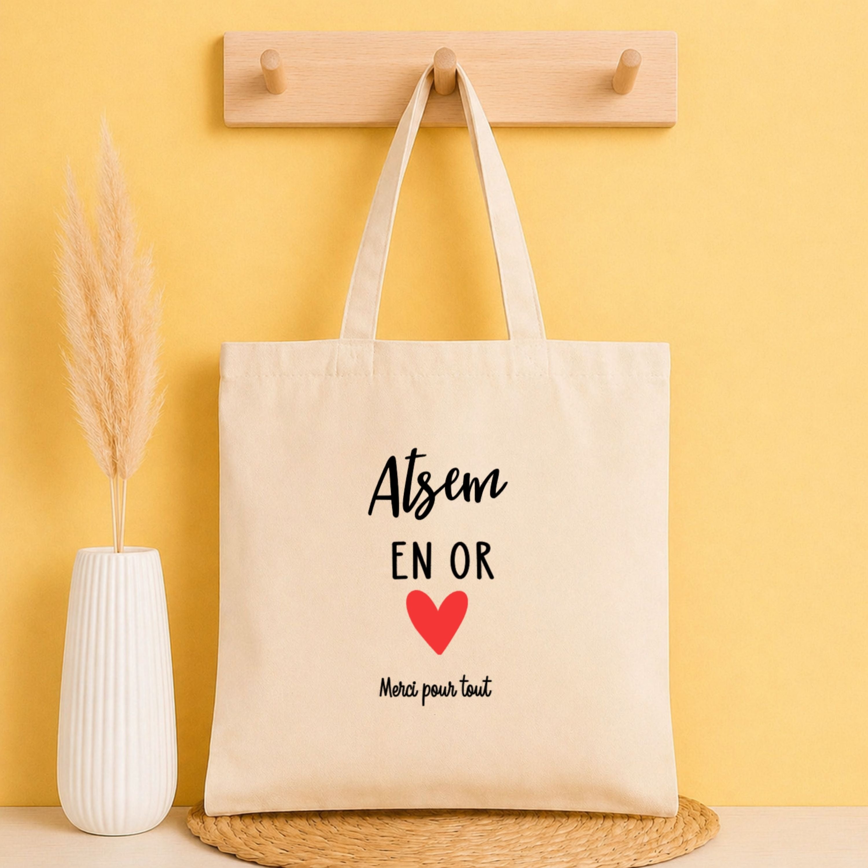Tote bag ATSEM personnalisé – cadeau fin d’année