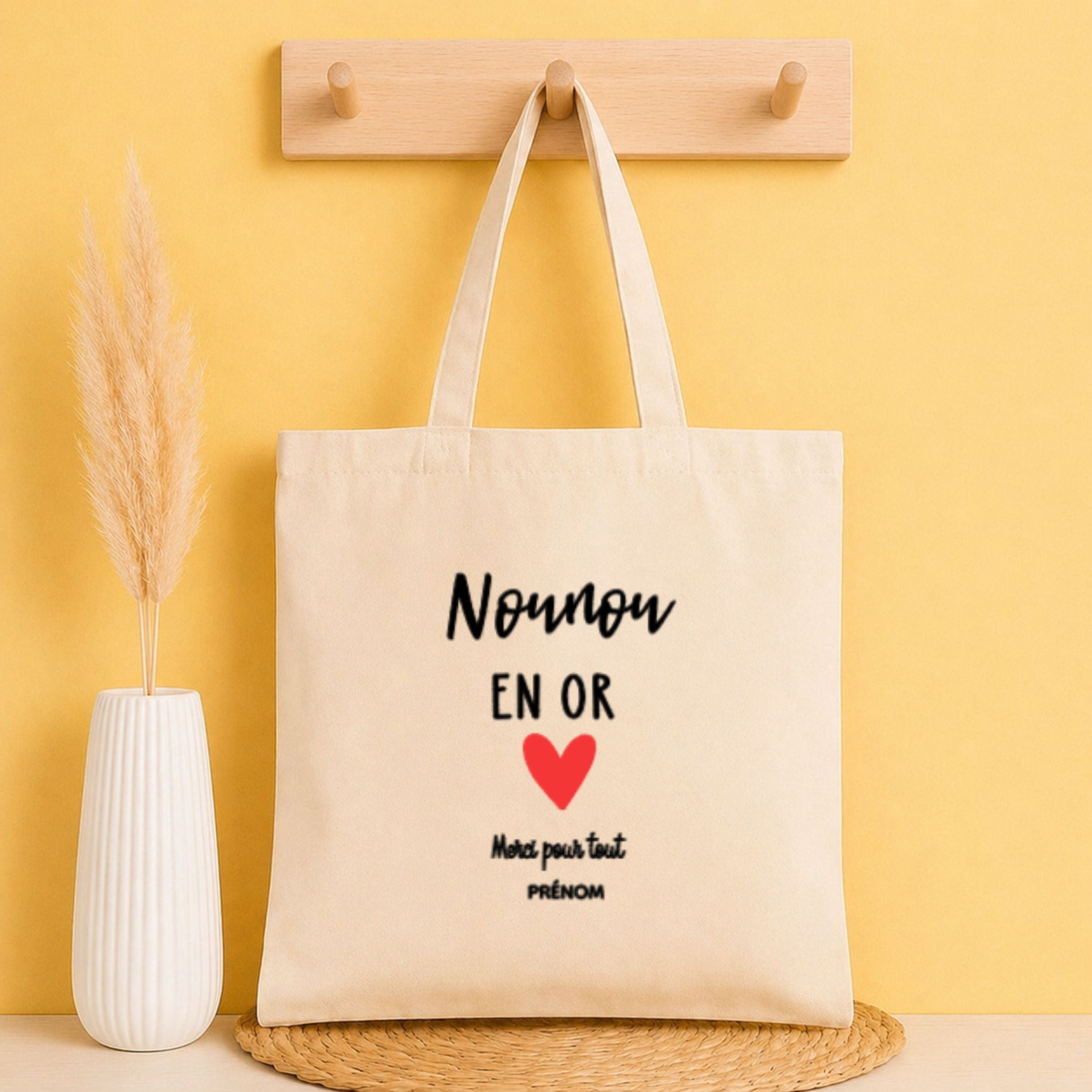 Tote bag Nounou personnalisé