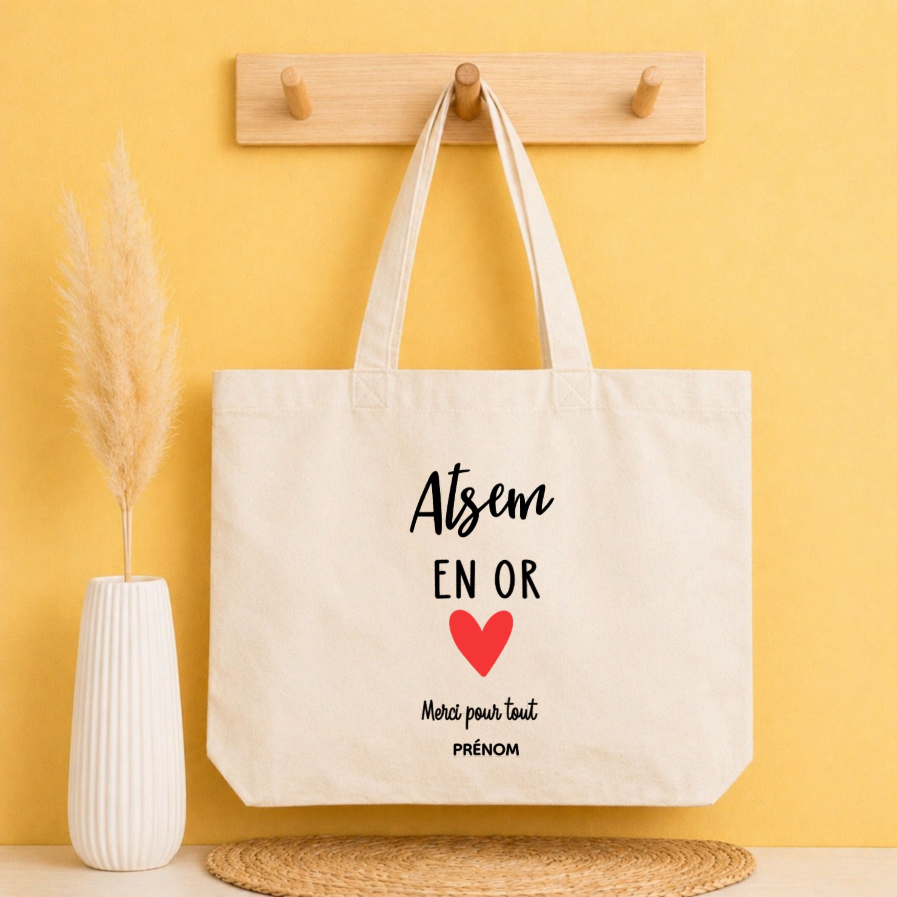 Tote bag ATSEM personnalisé – cadeau fin d’année