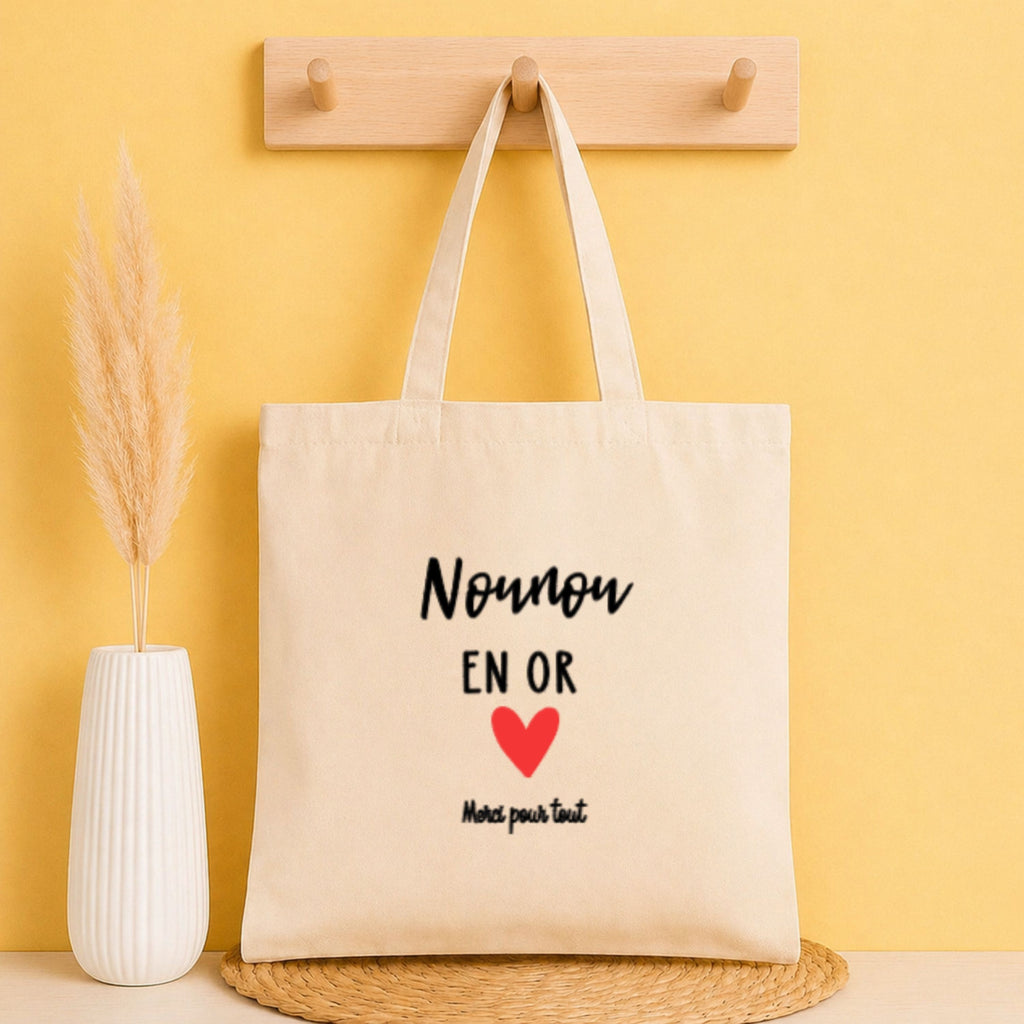 Tote bag Nounou personnalisé