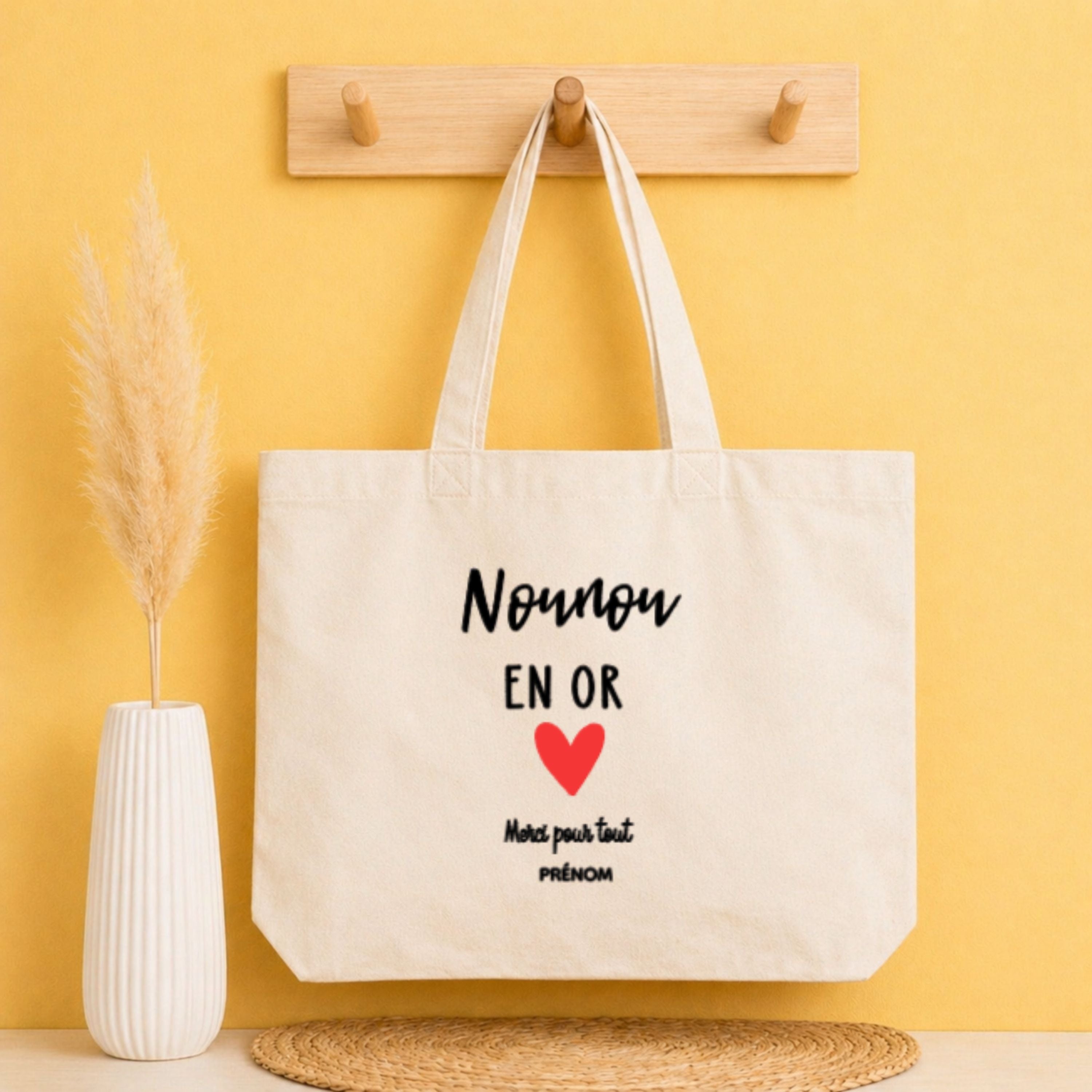Tote bag Nounou personnalisé