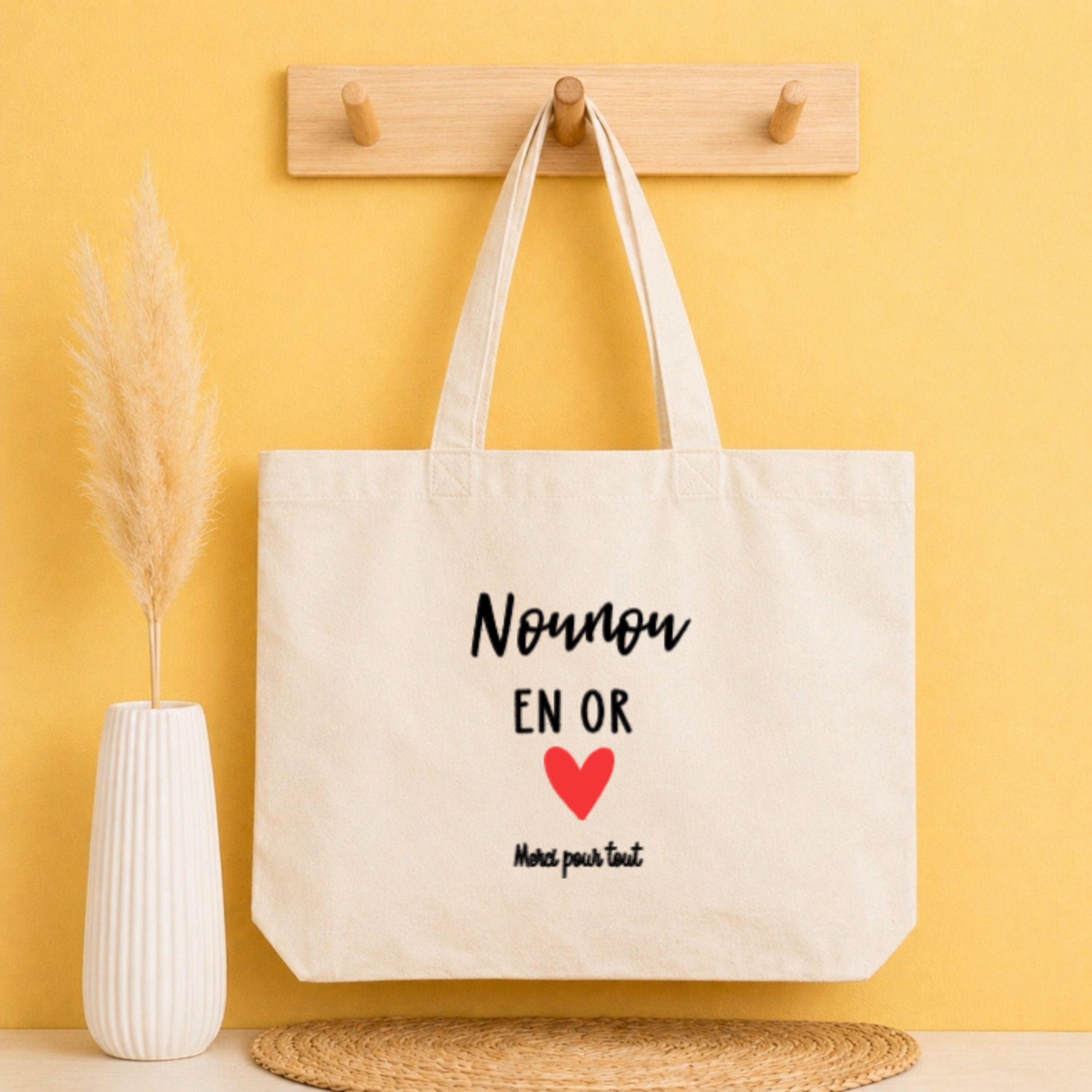Tote bag Nounou personnalisé