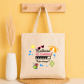 Tote bag humour Maîtresse / Nounou / ATSEM personnalisé