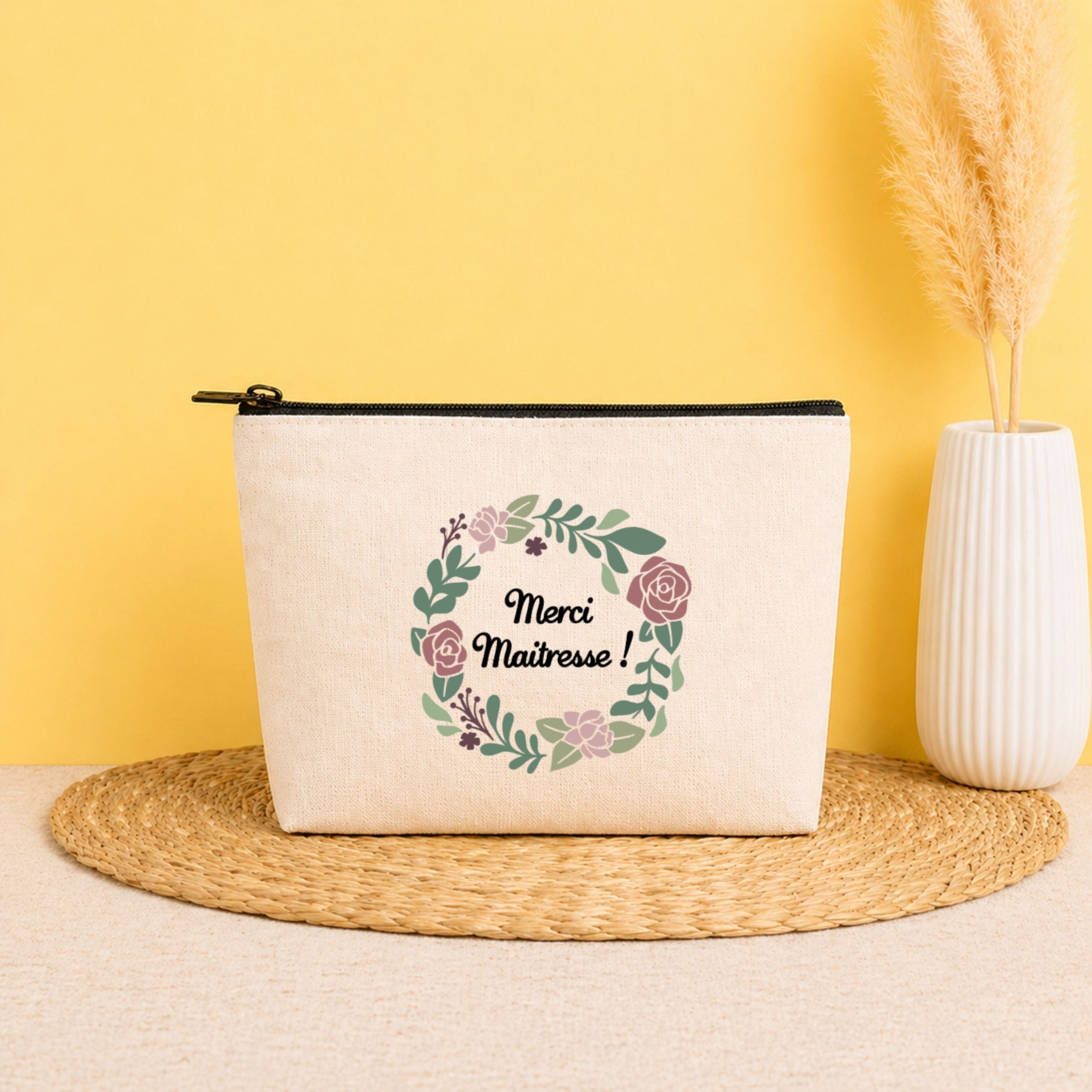 Pochette personnalisée maîtresse avec prénom