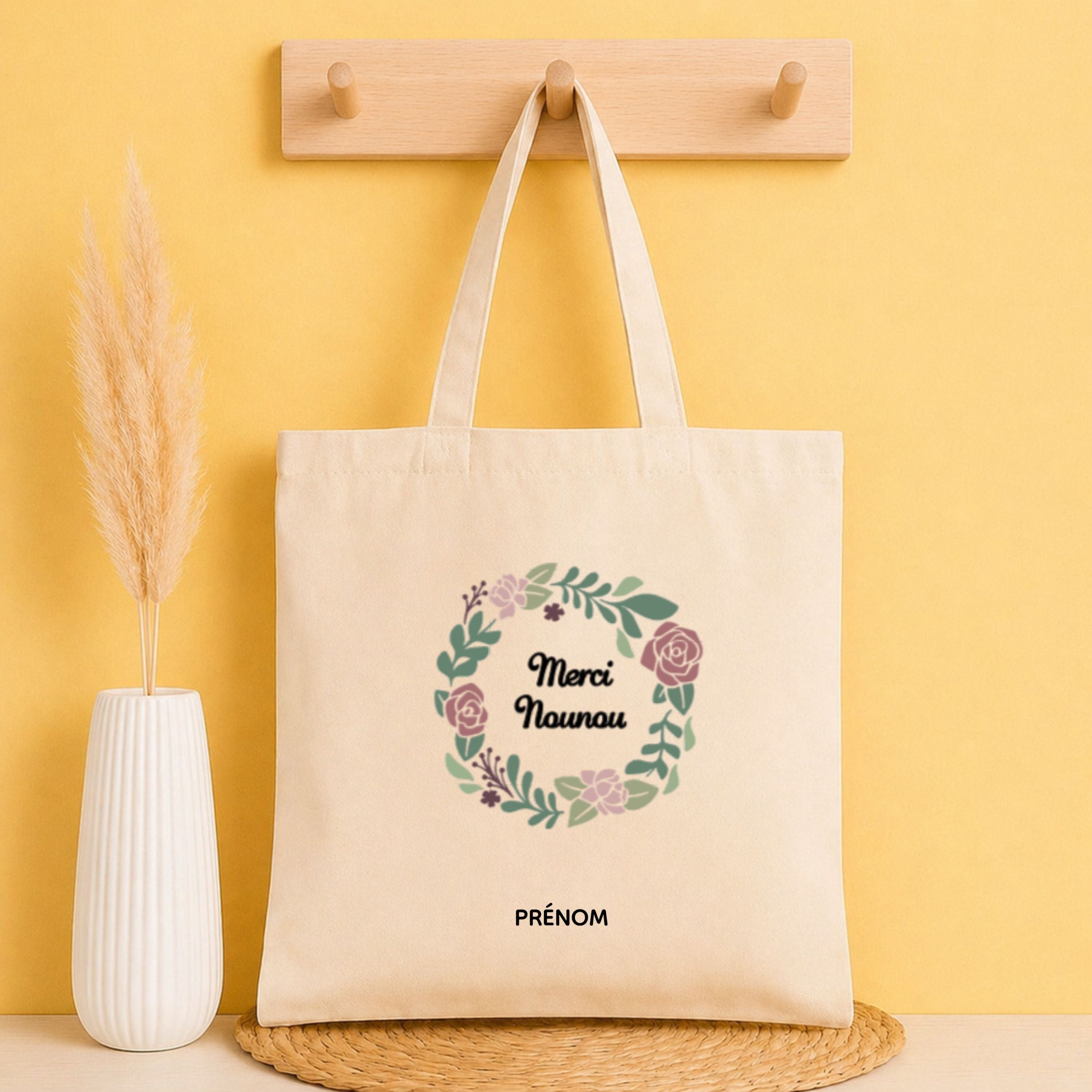 Tote bag Nounou personnalisé