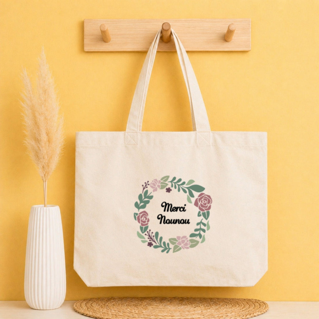 Tote bag Nounou personnalisé