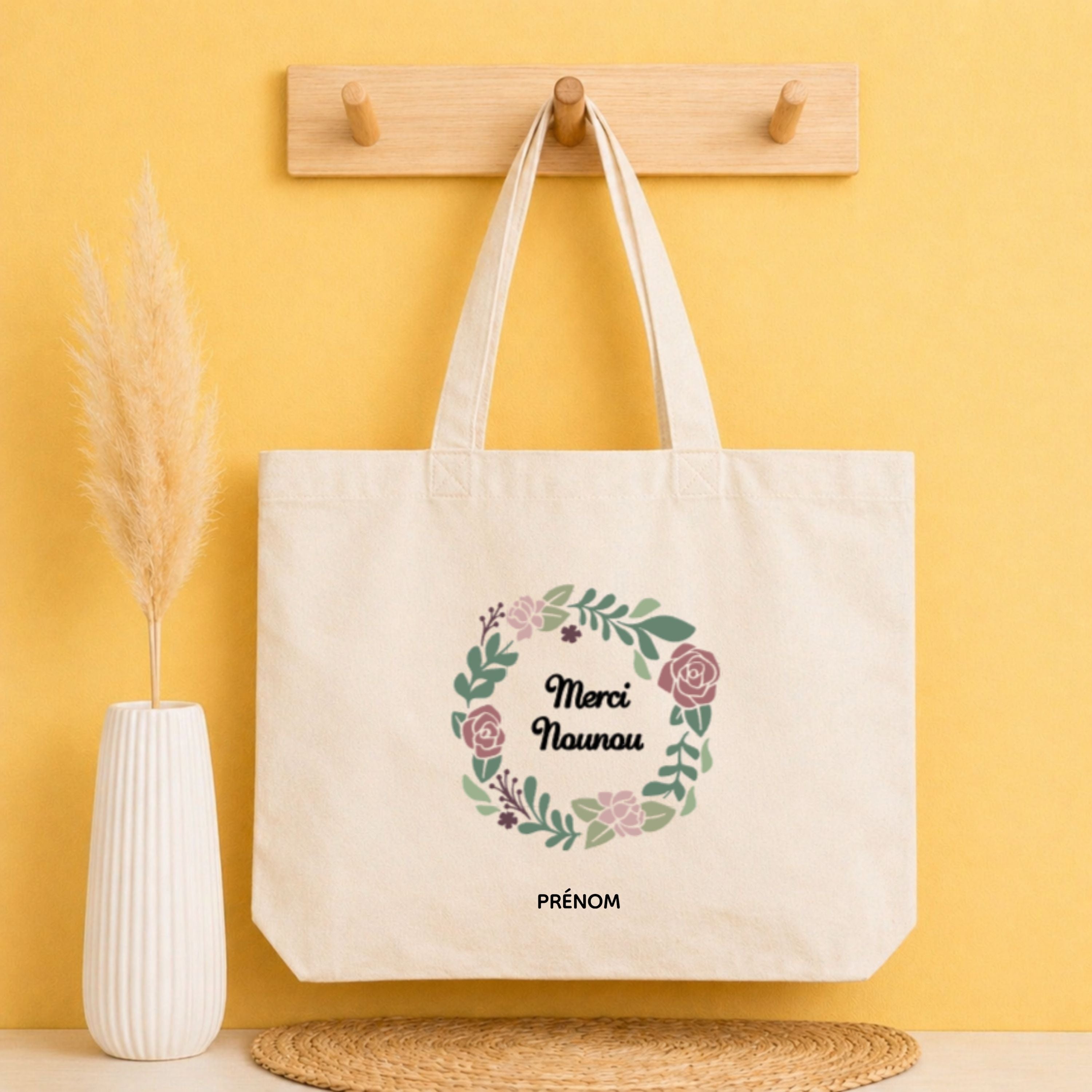 Tote bag Nounou personnalisé