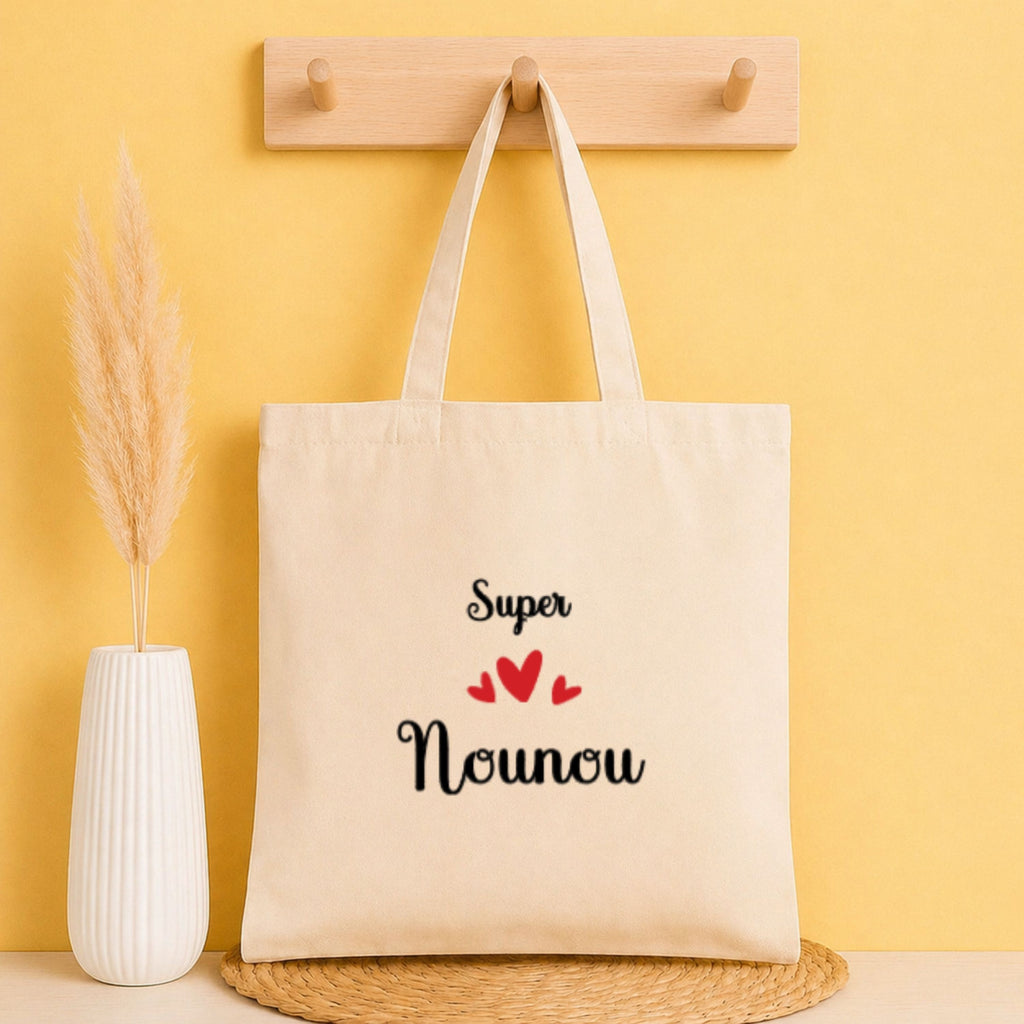 Tote bag Nounou personnalisé
