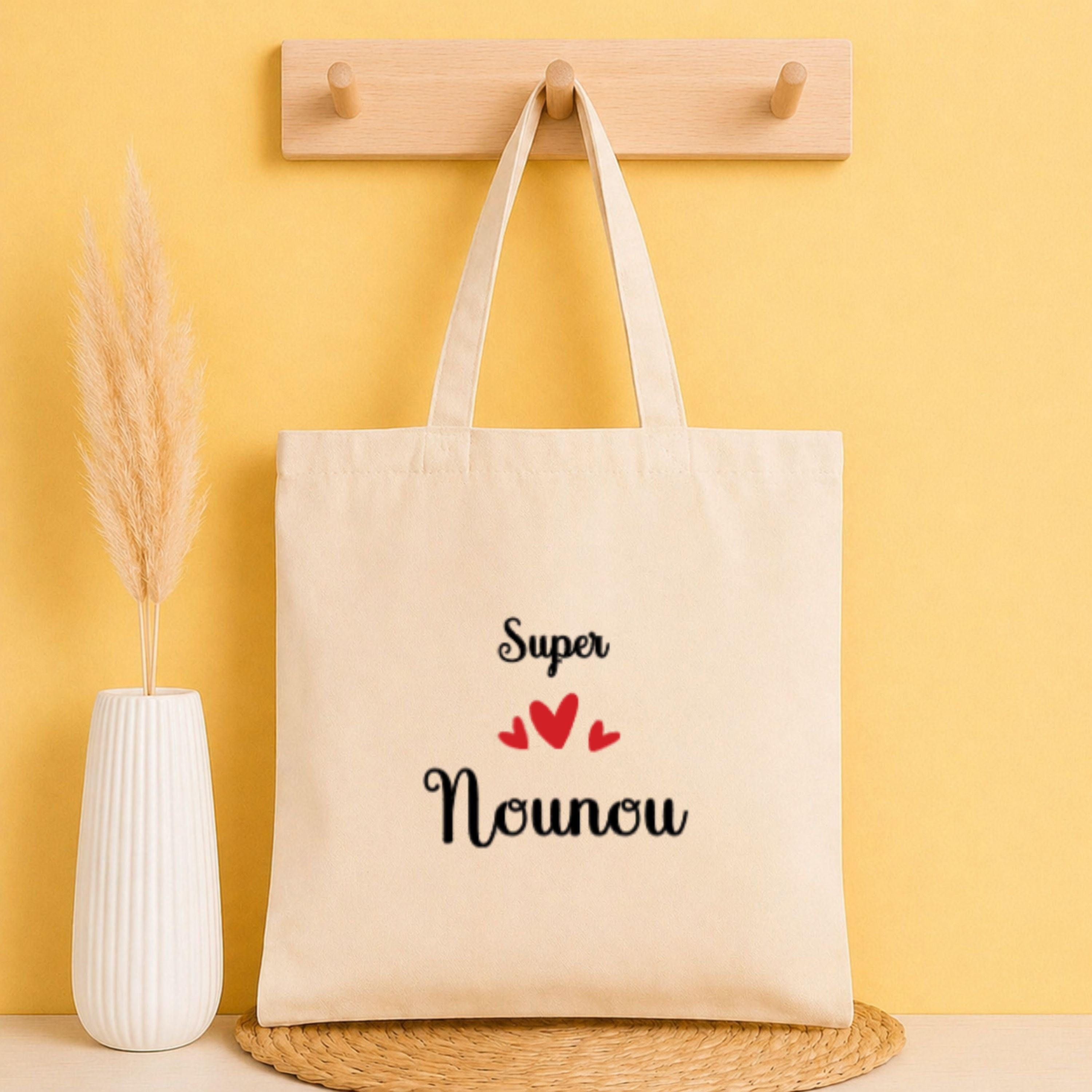 Tote bag Nounou personnalisé