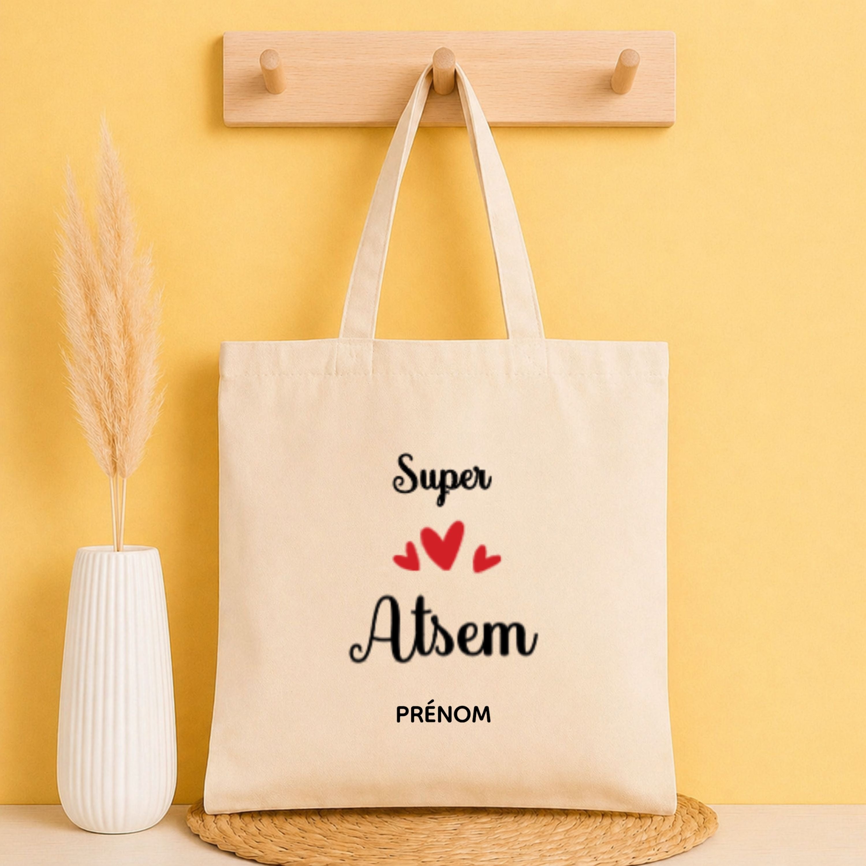 Tote bag ATSEM personnalisé – cadeau fin d’année