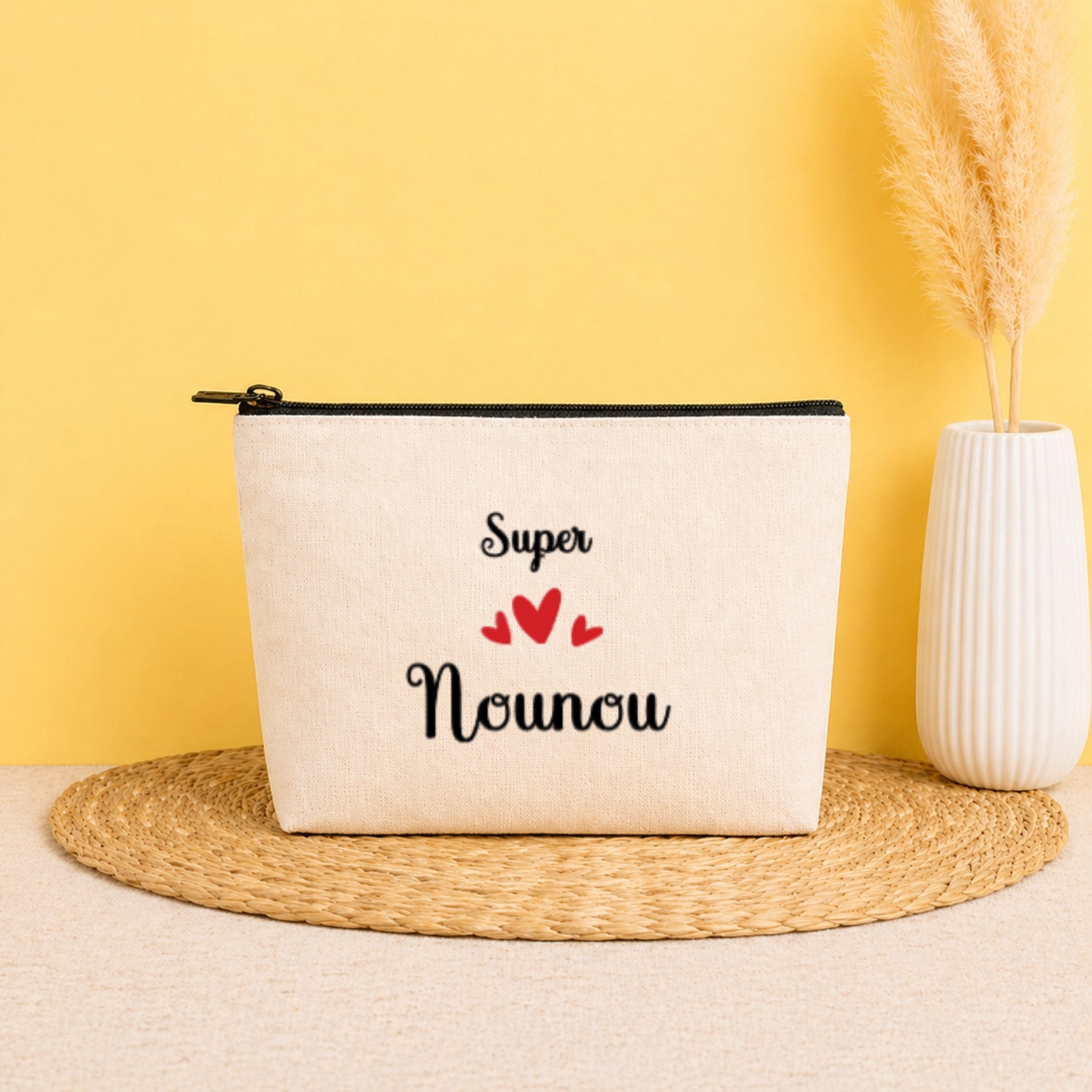 Pochette personnalisée Nounou avec prénom