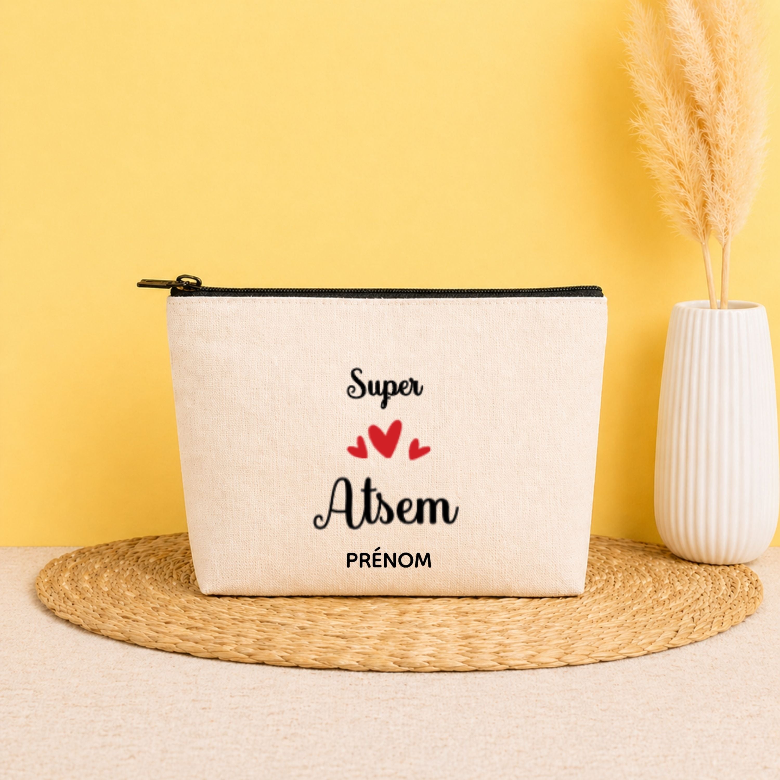 Pochette personnalisée ATSEM avec prénom